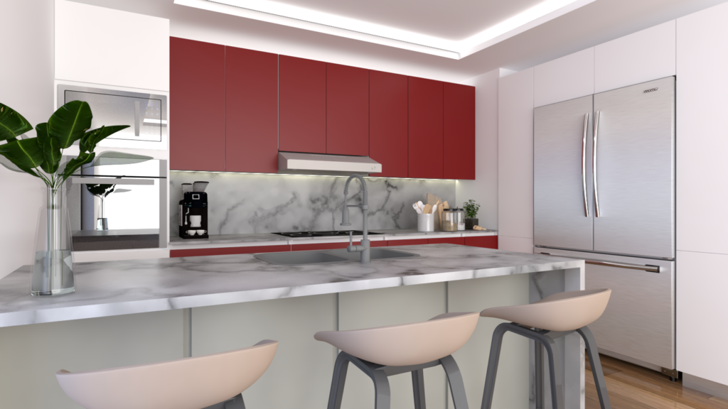 1.0 PALERMO - SUPER MAT BLANCO - SUPER MAT ROJO